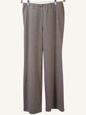 Charlie B Brown Check Wide Leg Trouser Pants Size 8 NWOT